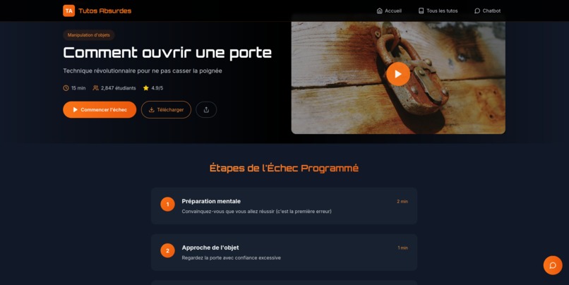 Tutos absurdes – screenshot 3
