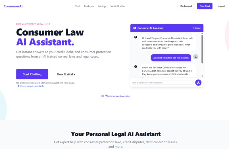 CONSUMER AI - Credit Repair AI Agents – screenshot 3