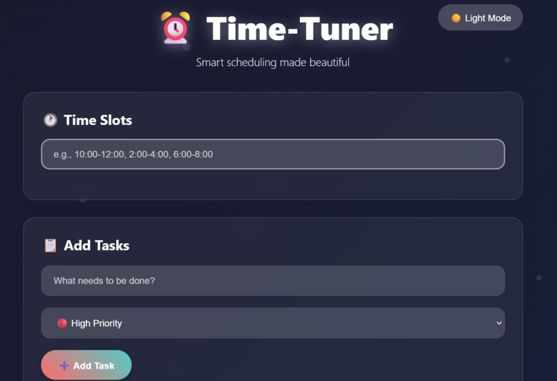 Time-Tuner – screenshot 1