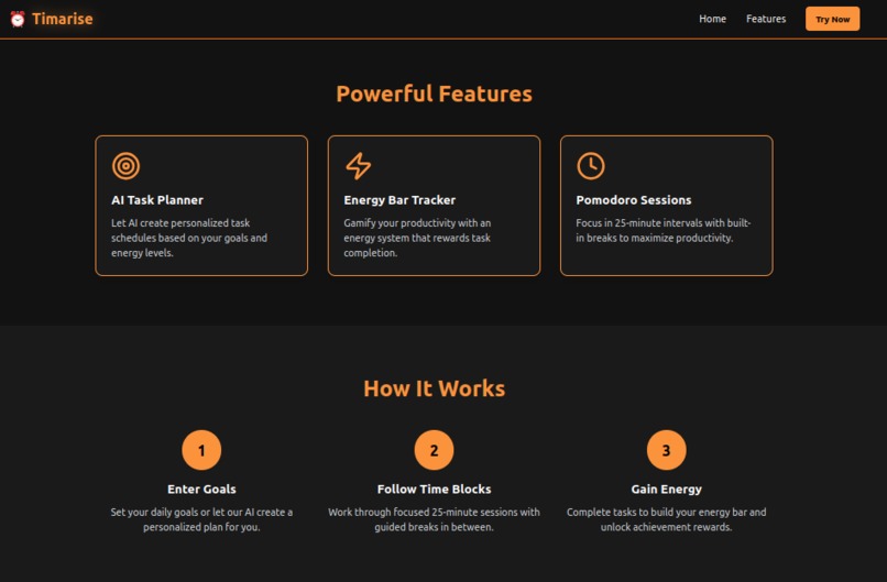 Timarise – screenshot 1