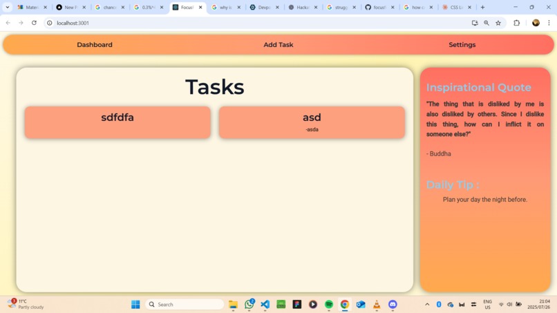 FocusFlow – screenshot 2
