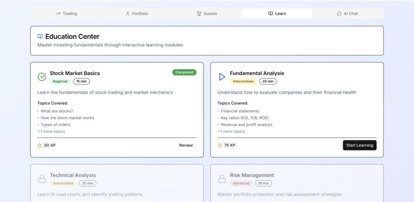 InvestQuest – screenshot 4