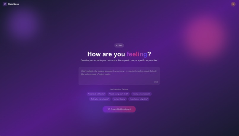 Mood Muse – screenshot 1