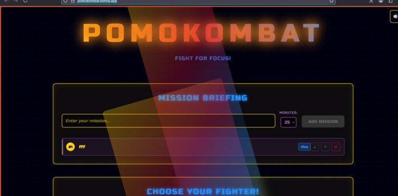 PomoKombat – screenshot 1