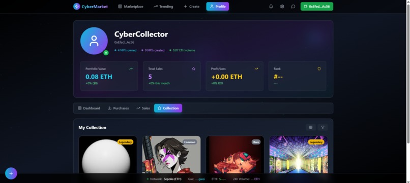 NFT - Marketplace – screenshot 4