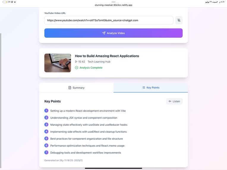 VideoSummarize – screenshot 3