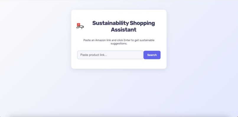 Sustainable Shopping Assistant – screenshot 1