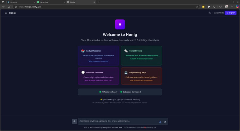 HONIG – screenshot 1