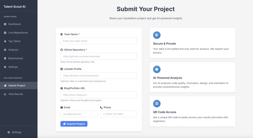 Talent Scout AI – screenshot 1