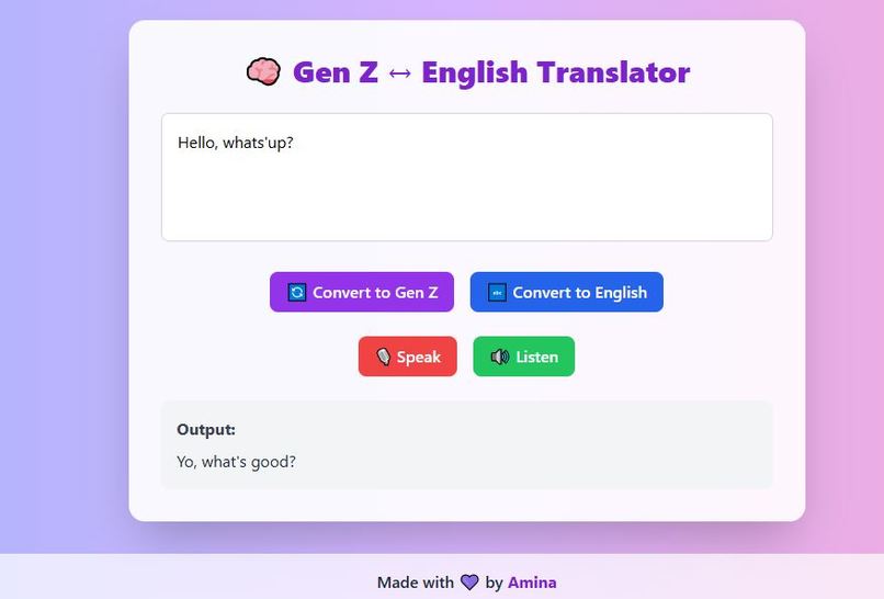 GenZlator – screenshot 3