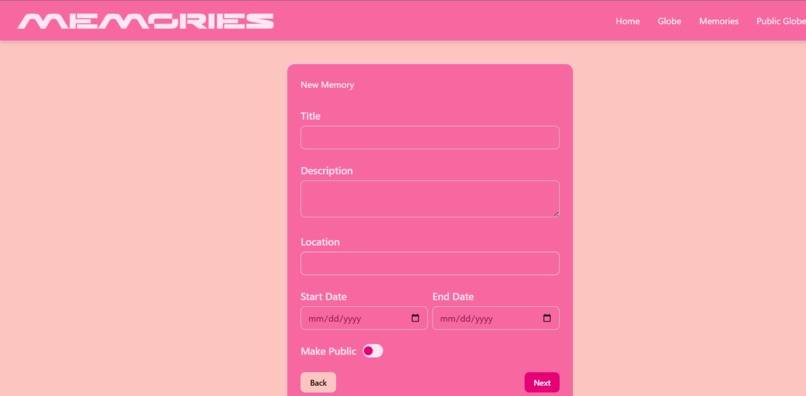 Memories – screenshot 2