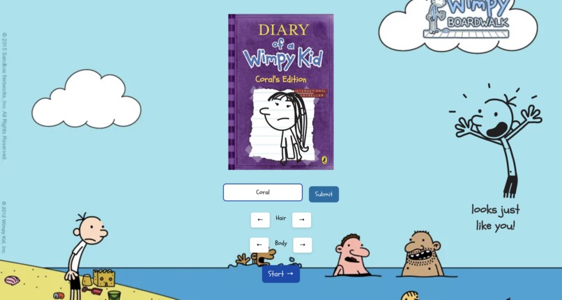 Roasting Chatbot (Diary of a Wimpy Kid themed) – screenshot 1