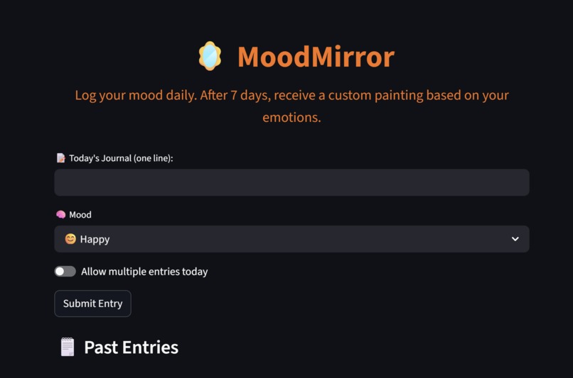 MoodMirror – screenshot 1