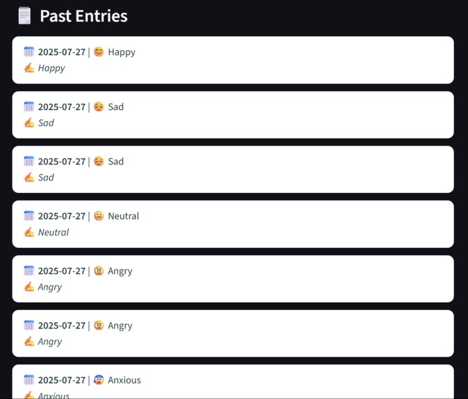 MoodMirror – screenshot 2