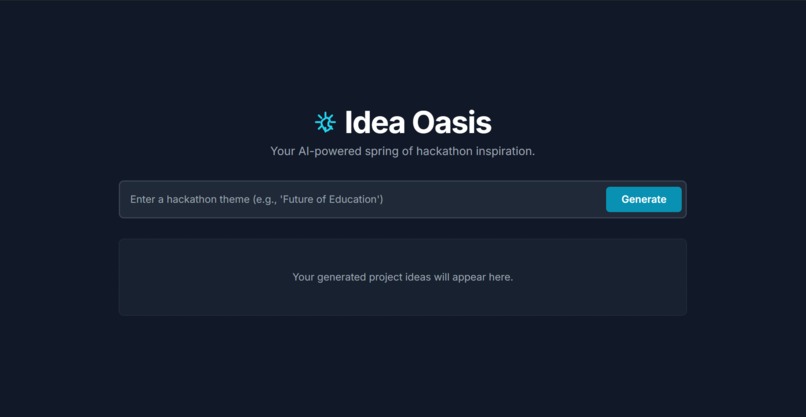 IdeaOasis – screenshot 1