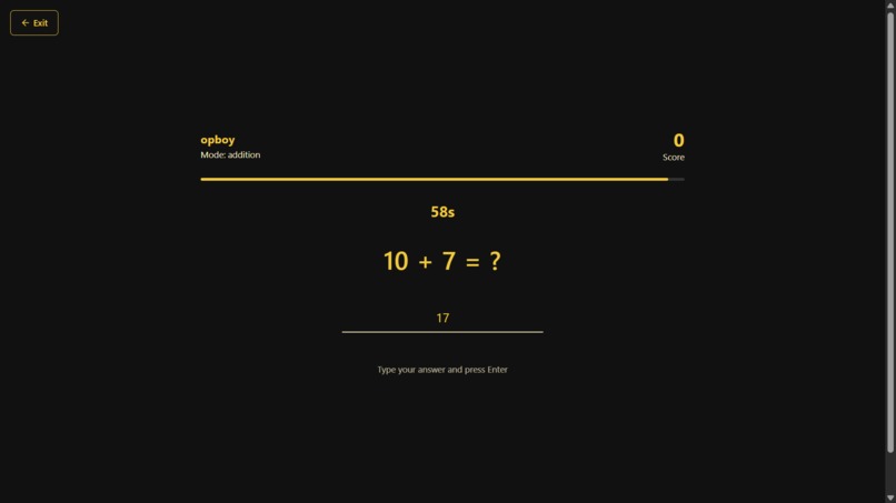 MathsBlitz – screenshot 2