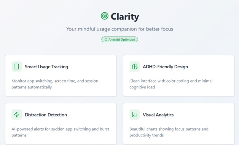 Clarity – screenshot 1