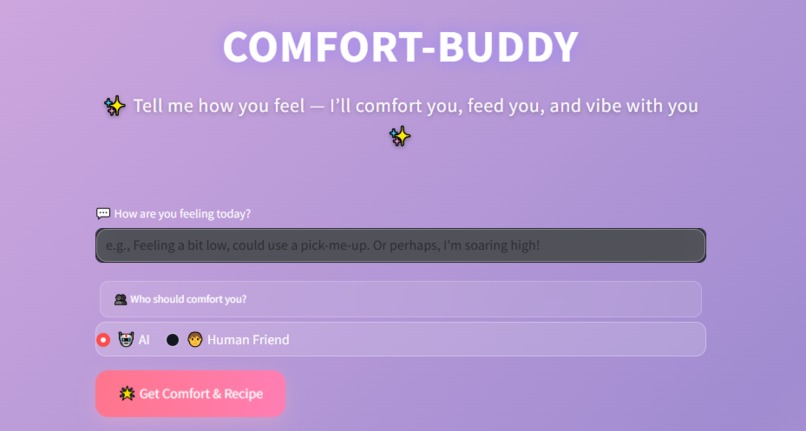 Comfort-Buddy – screenshot 1