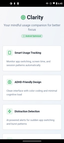 Clarity – screenshot 2