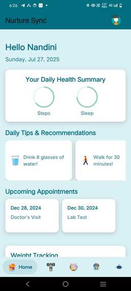 Nurture Sync – screenshot 5