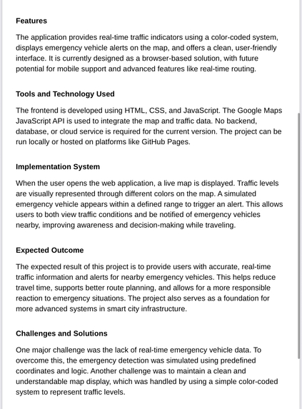 Live Traffic & Emergency Alert   – screenshot 1