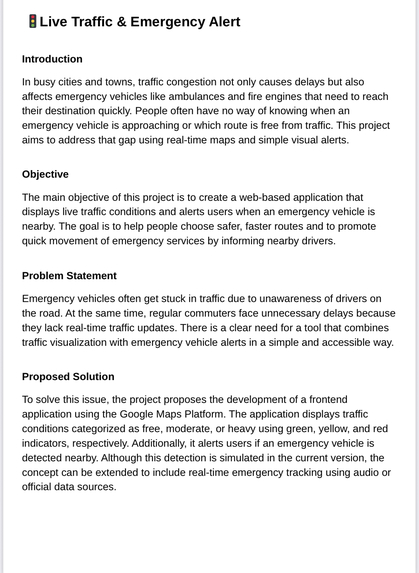 Live Traffic & Emergency Alert   – screenshot 2