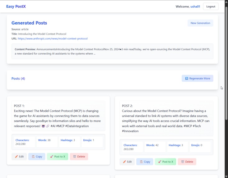 Easy-Post – screenshot 3