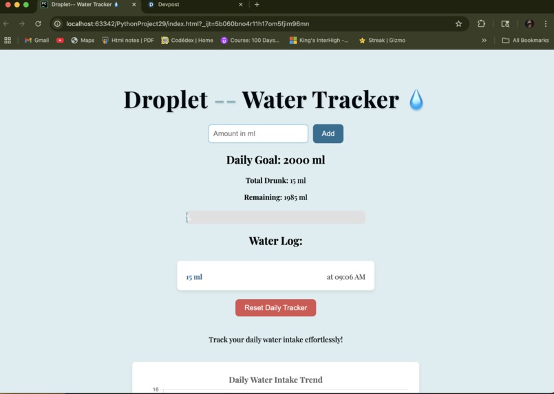 Droplet – screenshot 1