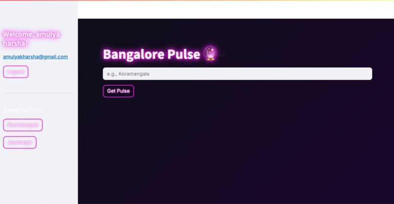 Bangalore Pulse – screenshot 1