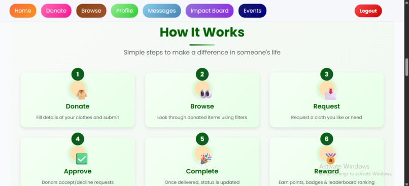 ReWear – Your Sustainable Clothing Exchange Platform – screenshot 9