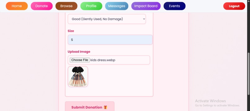 ReWear – Your Sustainable Clothing Exchange Platform – screenshot 12