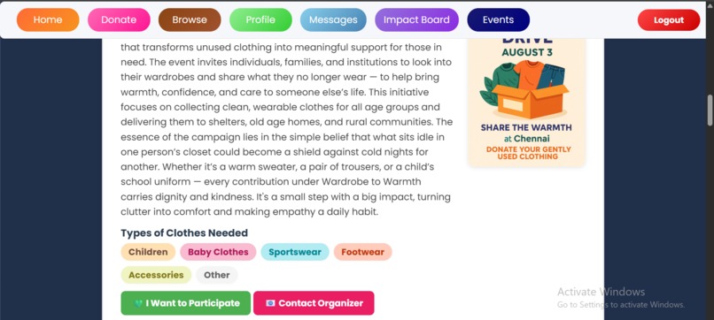 ReWear – Your Sustainable Clothing Exchange Platform – screenshot 13