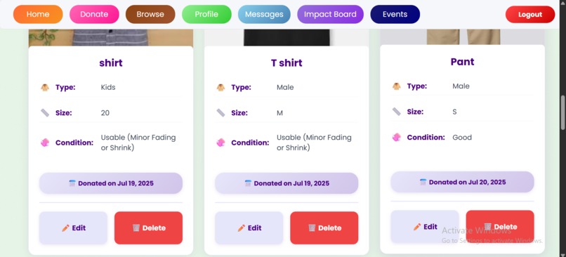 ReWear – Your Sustainable Clothing Exchange Platform – screenshot 14
