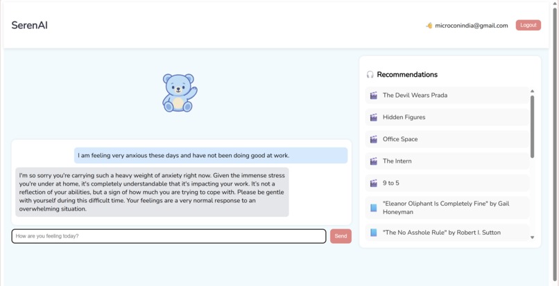 SerenAI – screenshot 4