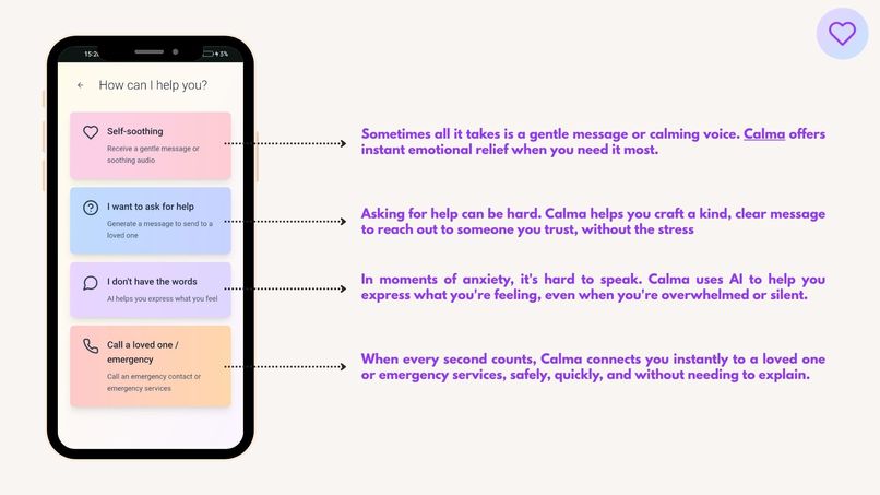 Calma – screenshot 2