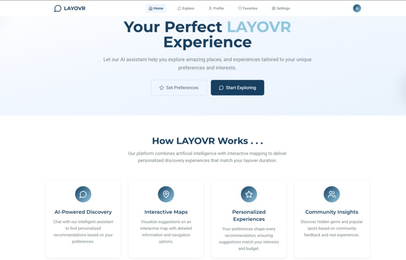 LAYOVR – screenshot 2
