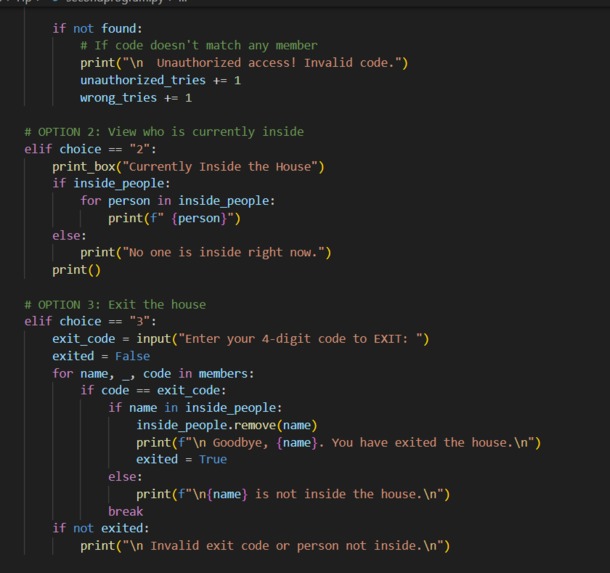 Family House Entry System – Secure Edition – screenshot 3