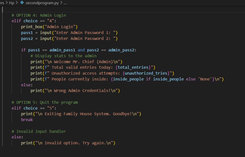 Family House Entry System – Secure Edition – screenshot 4