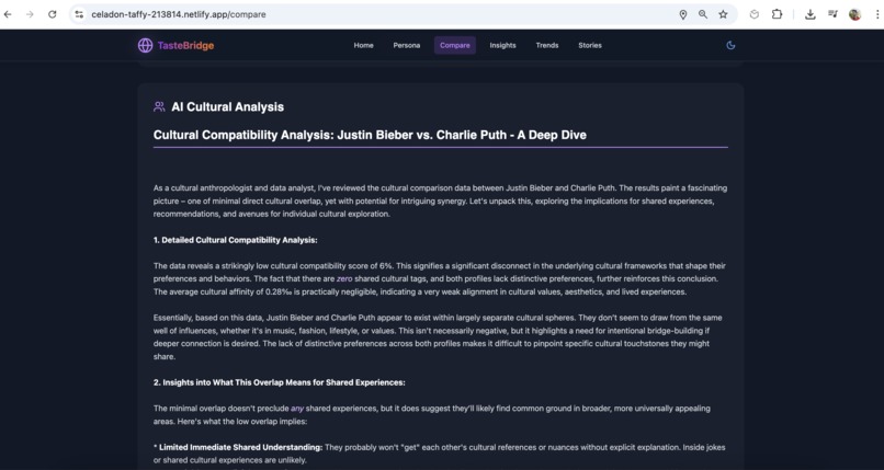 Taste-Bridge – screenshot 3