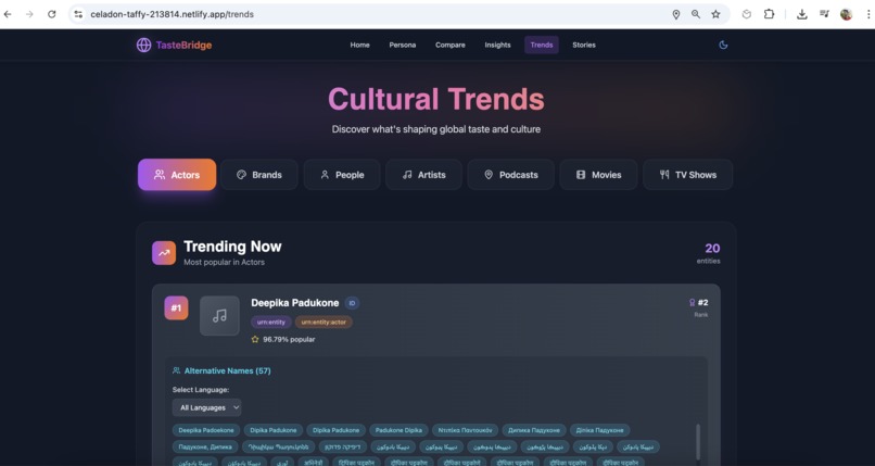 Taste-Bridge – screenshot 5