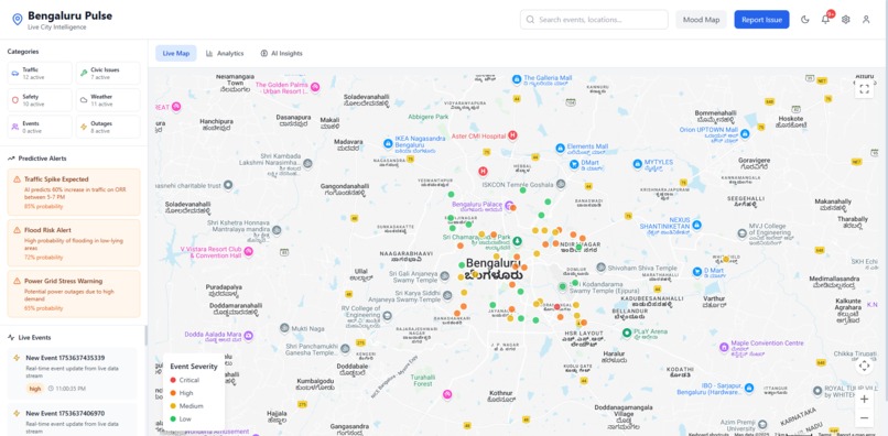 Bengaluru Pulse – Live City Intelligence – screenshot 1