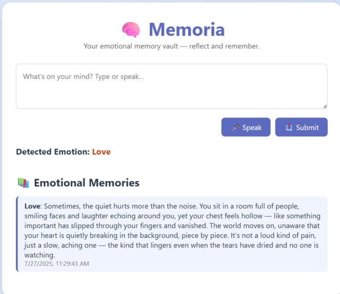 my memory – screenshot 1