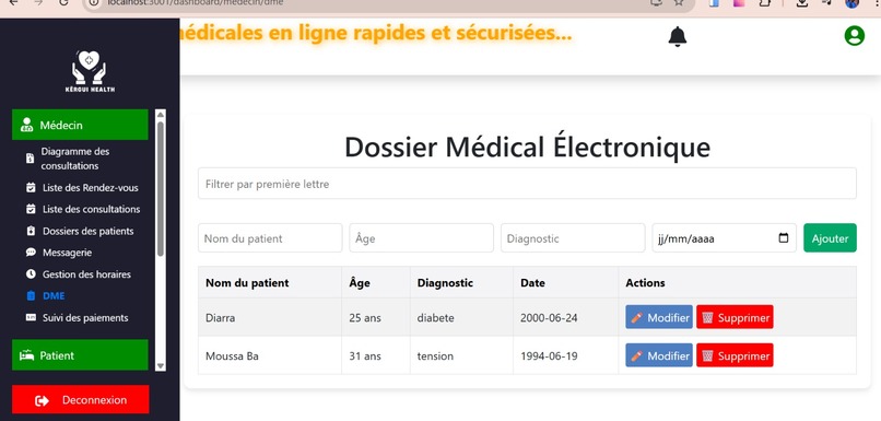 Kergui Health – screenshot 3