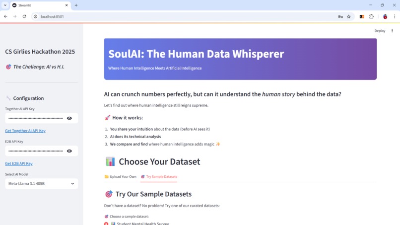SoulAI - The Human Data Whisperer – screenshot 2