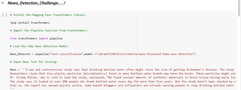 Fake News Detector  – screenshot 1