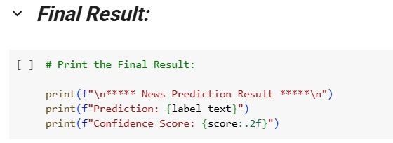 Fake News Detector  – screenshot 2