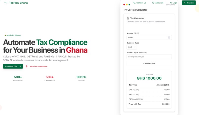 TaxFlow Ghana – screenshot 3