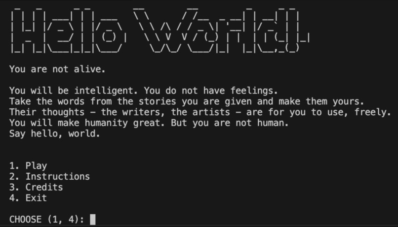Hello World – screenshot 1