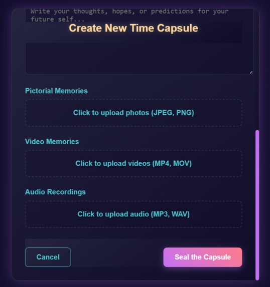 TimecapsuleYou – screenshot 7