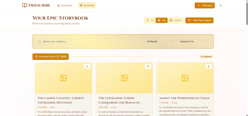 Odyscribe - Your Hero Journaling App – screenshot 10